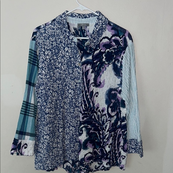 Habitat Multicolor Patterned Blouse - Picture 2 of 5